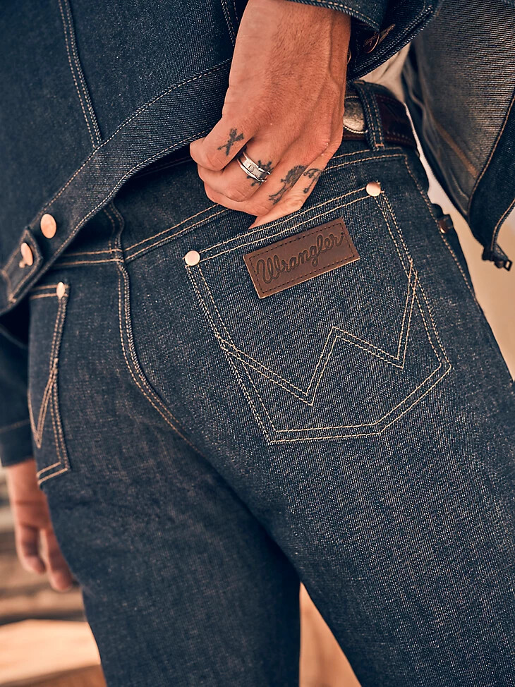 jean cone denim white oak selvedge para hombre índigo crudo