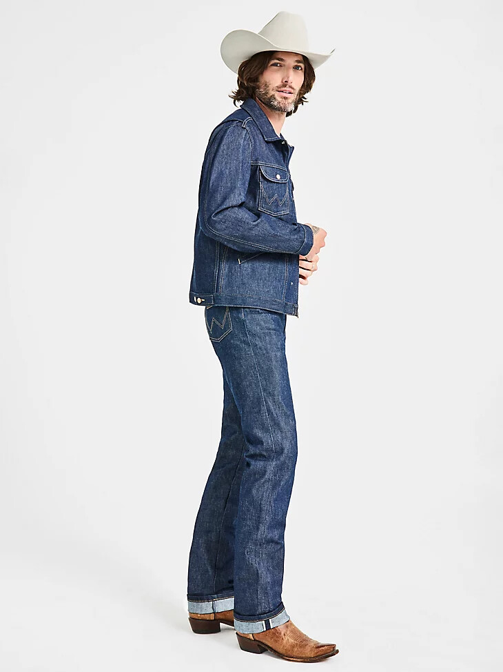 jean cone denim white oak selvedge para hombre índigo crudo