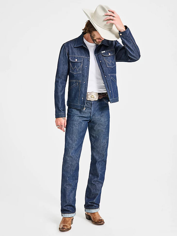 jean cone denim white oak selvedge para hombre índigo crudo
