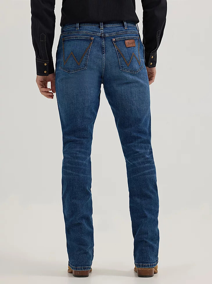 vaqueros wrangler retro de corte relajado con corte de bota para hombre lewiston