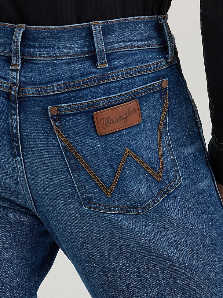 vaqueros wrangler retro de corte relajado con corte de bota para hombre lewiston