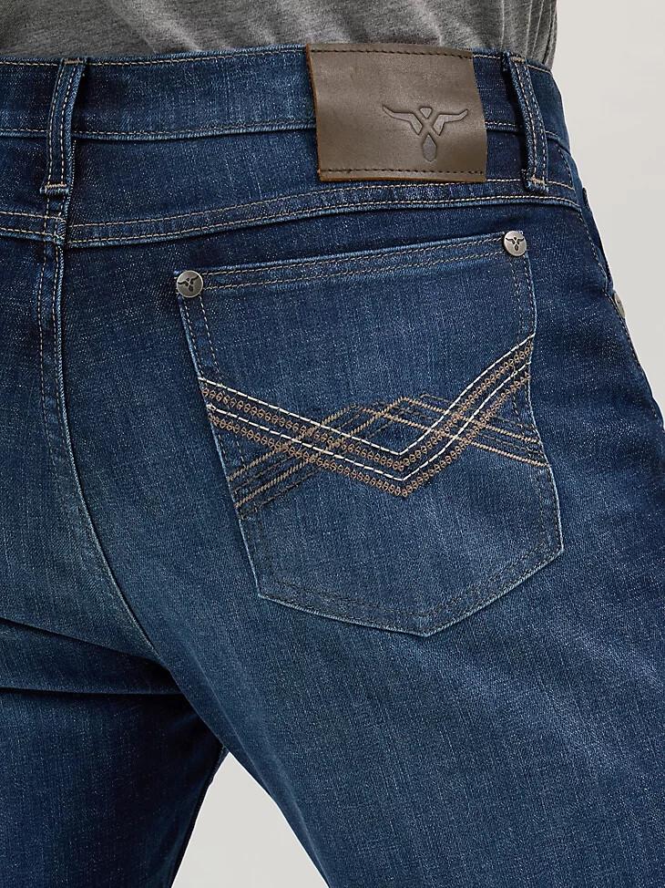 vaqueros wrangler 20x n.° 44 de corte ajustado y pierna recta para hombre brockton