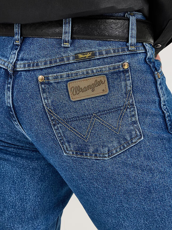 jean george strait cowboy cut original fit de mezclilla color piedra de peso pesado