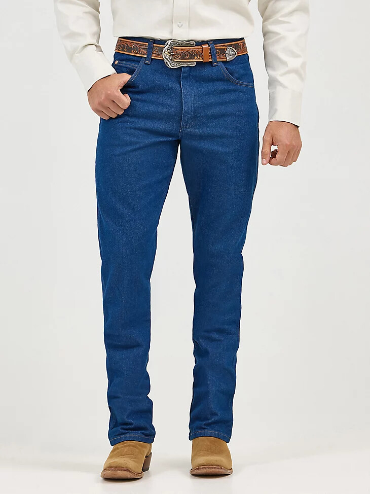 vaqueros wrangler cowboy cut relaxed fit prewashed indigo