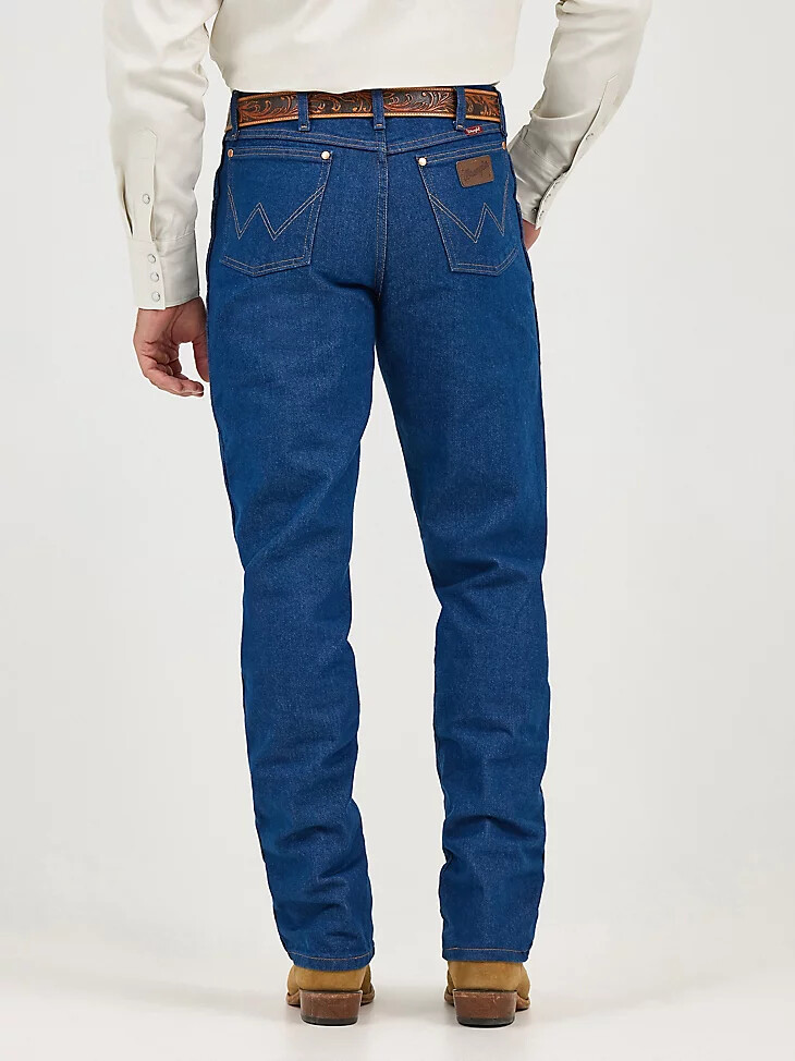 vaqueros wrangler cowboy cut relaxed fit prewashed indigo