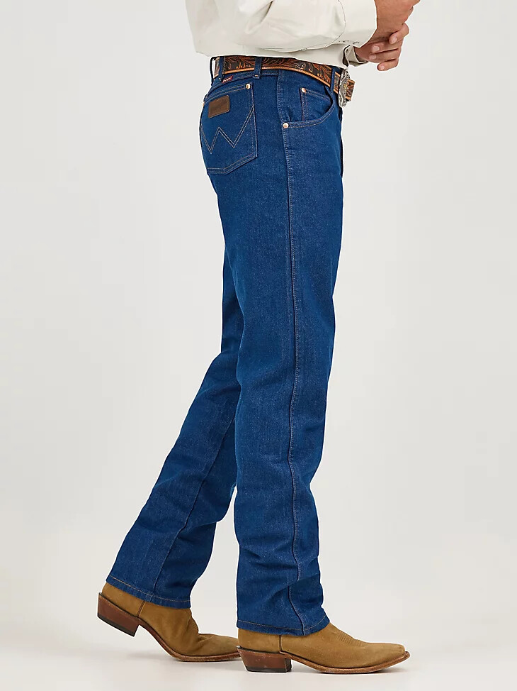 vaqueros wrangler cowboy cut relaxed fit prewashed indigo