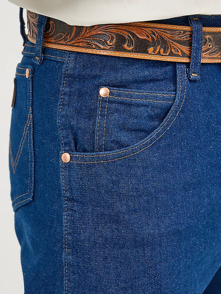 vaqueros wrangler cowboy cut relaxed fit prewashed indigo