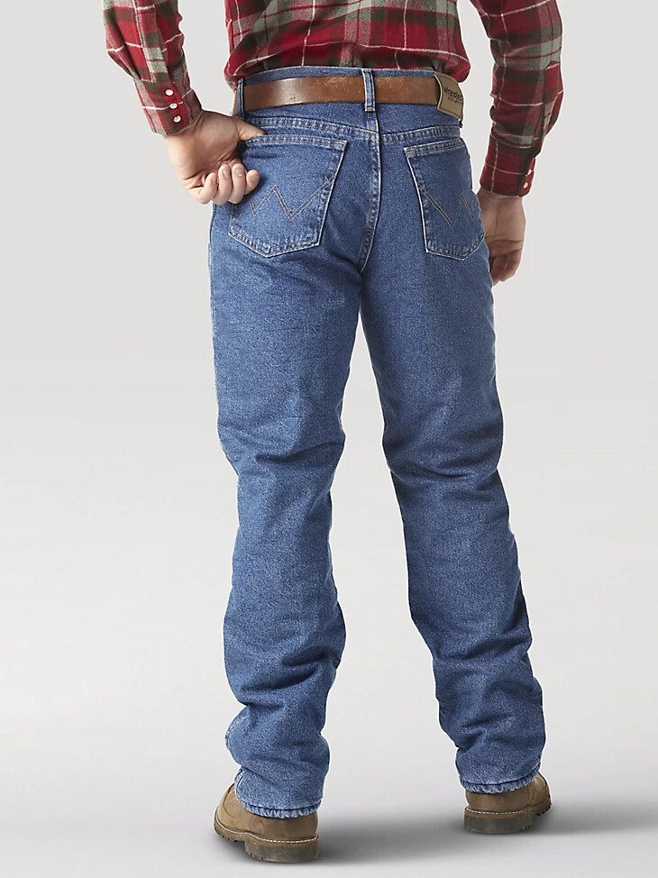 vaqueros térmicos wrangler rugged wear lavados a la piedra