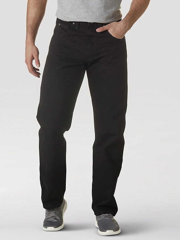 vaqueros wrangler rugged wear relaxed fit negros