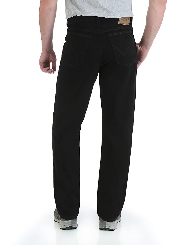 vaqueros wrangler rugged wear relaxed fit negros
