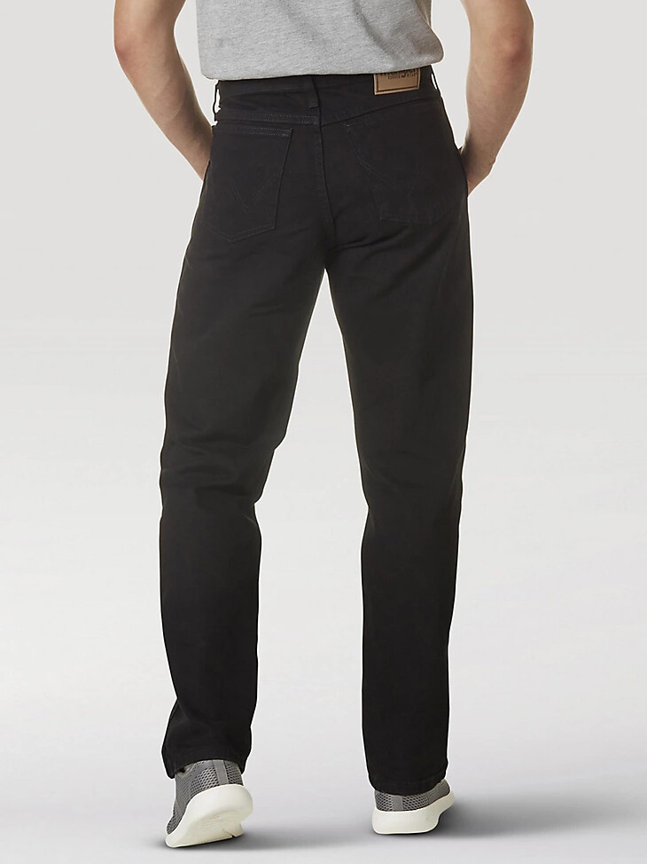 vaqueros wrangler rugged wear relaxed fit negros