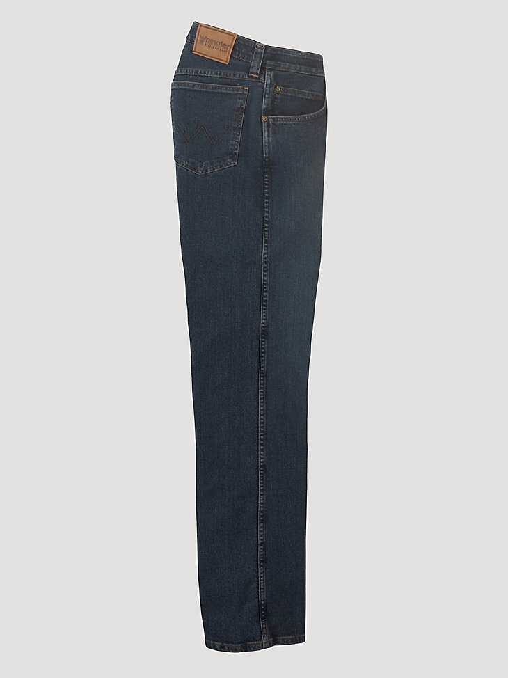 vaqueros de corte regular wrangler rugged wear performance series en índigo medio