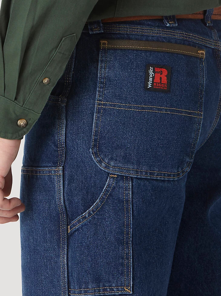 wrangler riggs workwear utility jean antique indigo