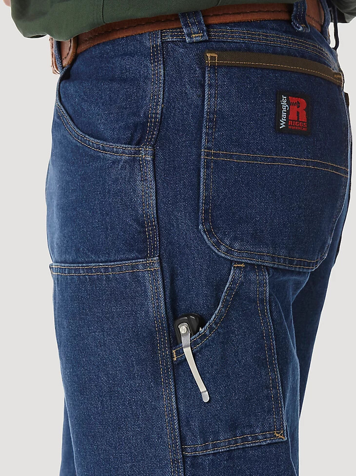 wrangler riggs workwear utility jean antique indigo