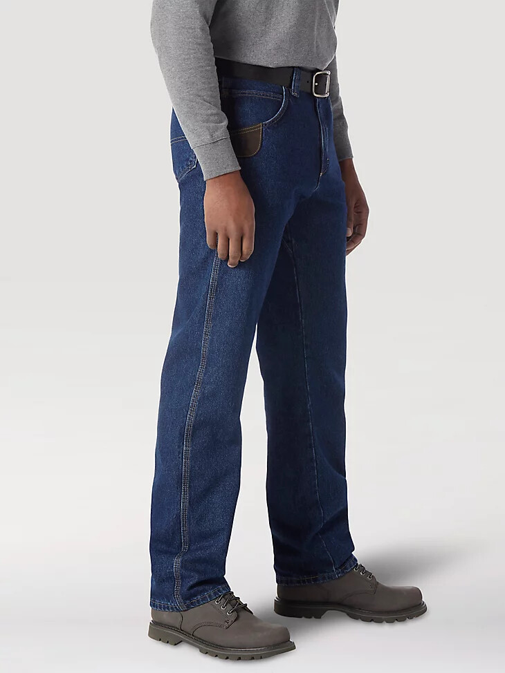 wrangler riggs workwear jean de cinco bolsillos índigo antiguo