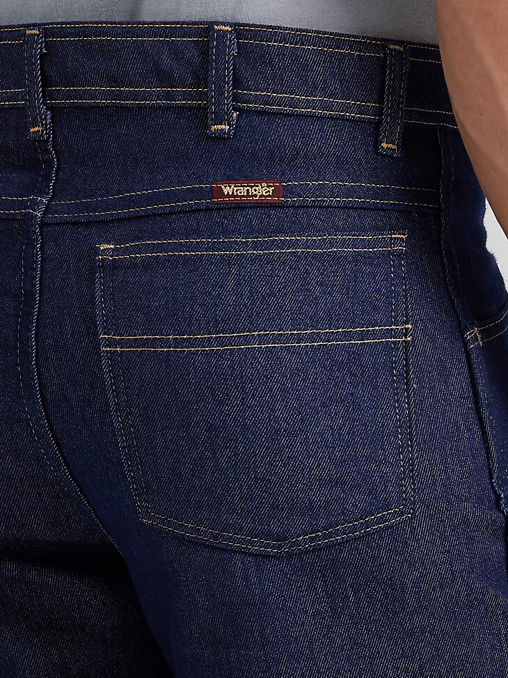 wrangler five star premium regular flex fit jean para hombre índigo oscuro