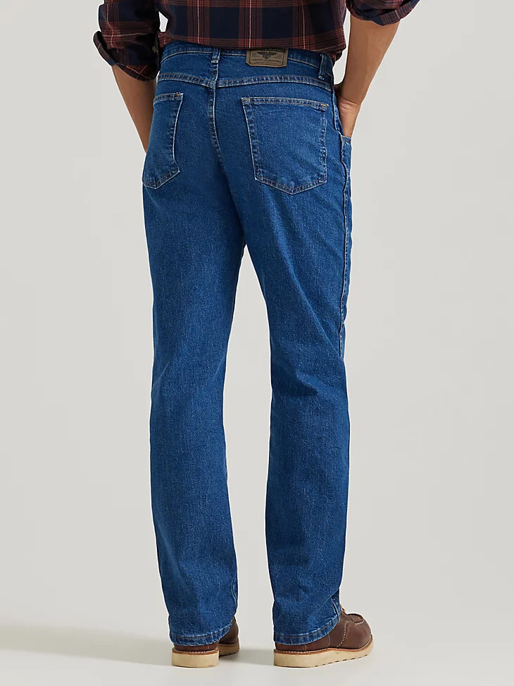 wrangler comfort solutions series comfort fit jean dark flex