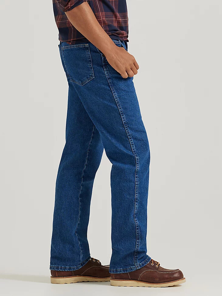 wrangler comfort solutions series comfort fit jean dark flex