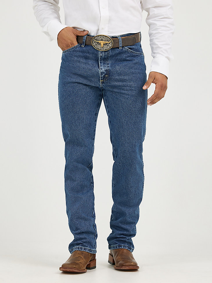 vaqueros de corte vaquero george strait de corte entallado denim piedra de peso pesado