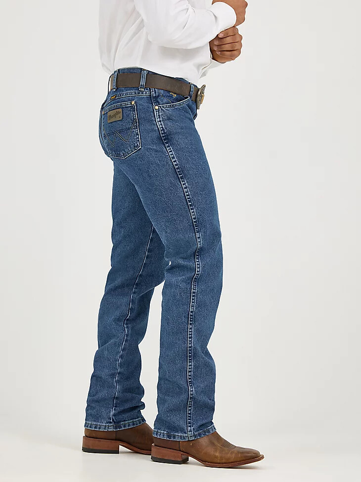 vaqueros de corte vaquero george strait de corte entallado denim piedra de peso pesado