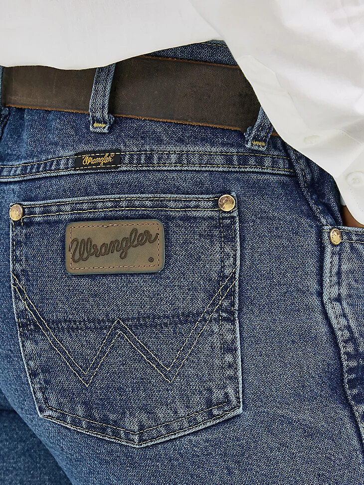 vaqueros de corte vaquero george strait de corte entallado denim piedra de peso pesado