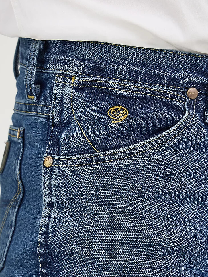 vaqueros de corte vaquero george strait de corte entallado denim piedra de peso pesado