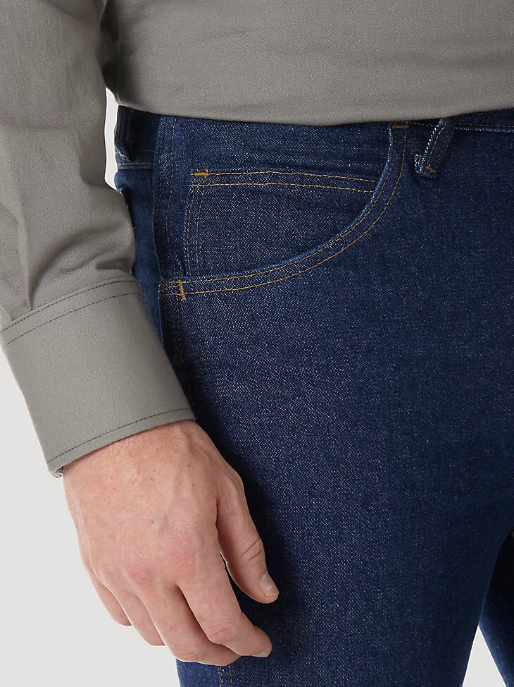 prelavado de jeans wrangler fr ignífugos y ajustados