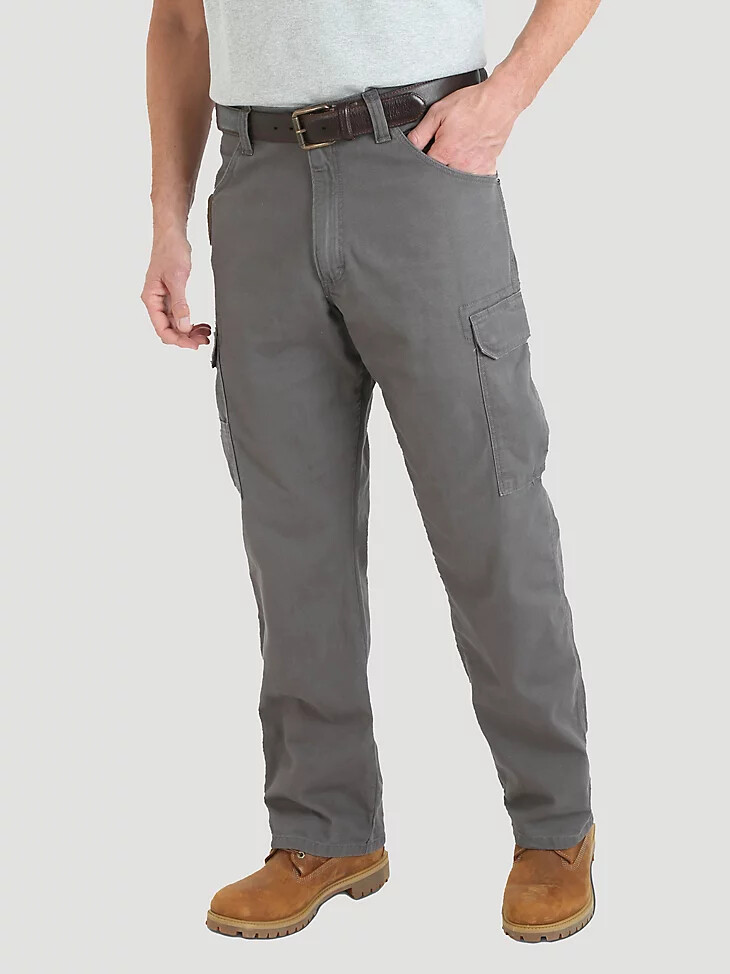 pantalón ranger ligero y de confort avanzado wrangler riggs workwear color carbón
