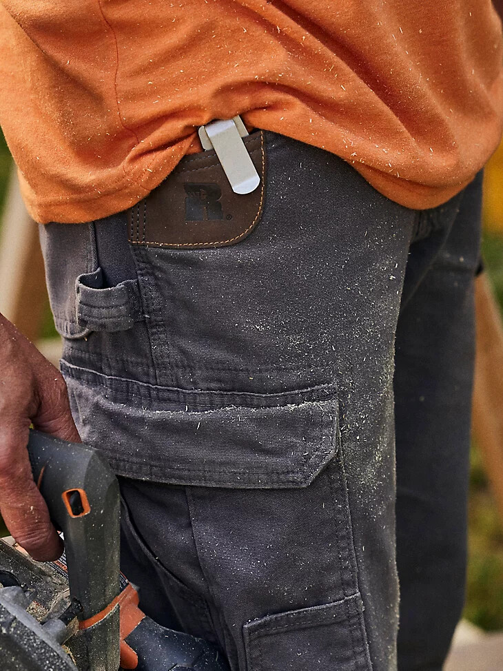 pantalón ranger ligero y de confort avanzado wrangler riggs workwear color carbón