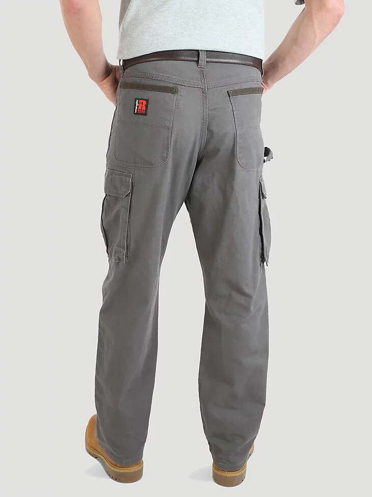 pantalón ranger ligero y de confort avanzado wrangler riggs workwear color carbón