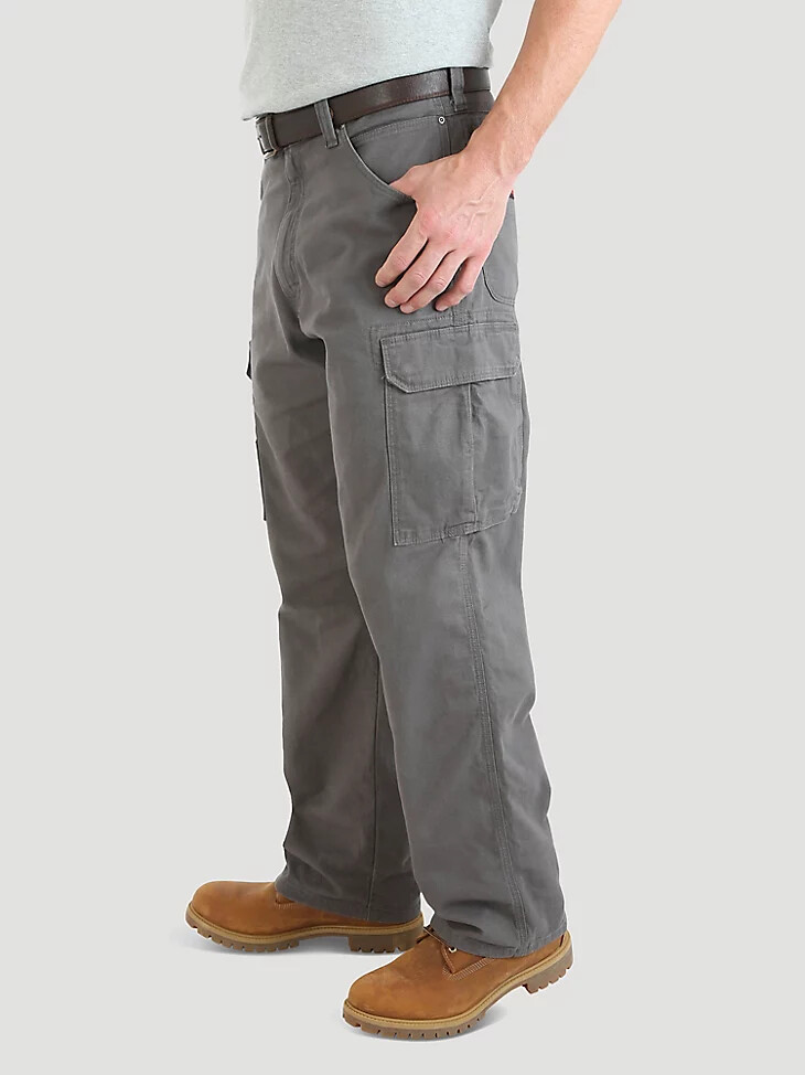 pantalón ranger ligero y de confort avanzado wrangler riggs workwear color carbón
