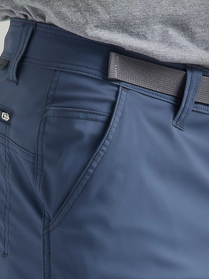 pantalones deportivos wrangler atg wyoming trail para hombre color azul noche