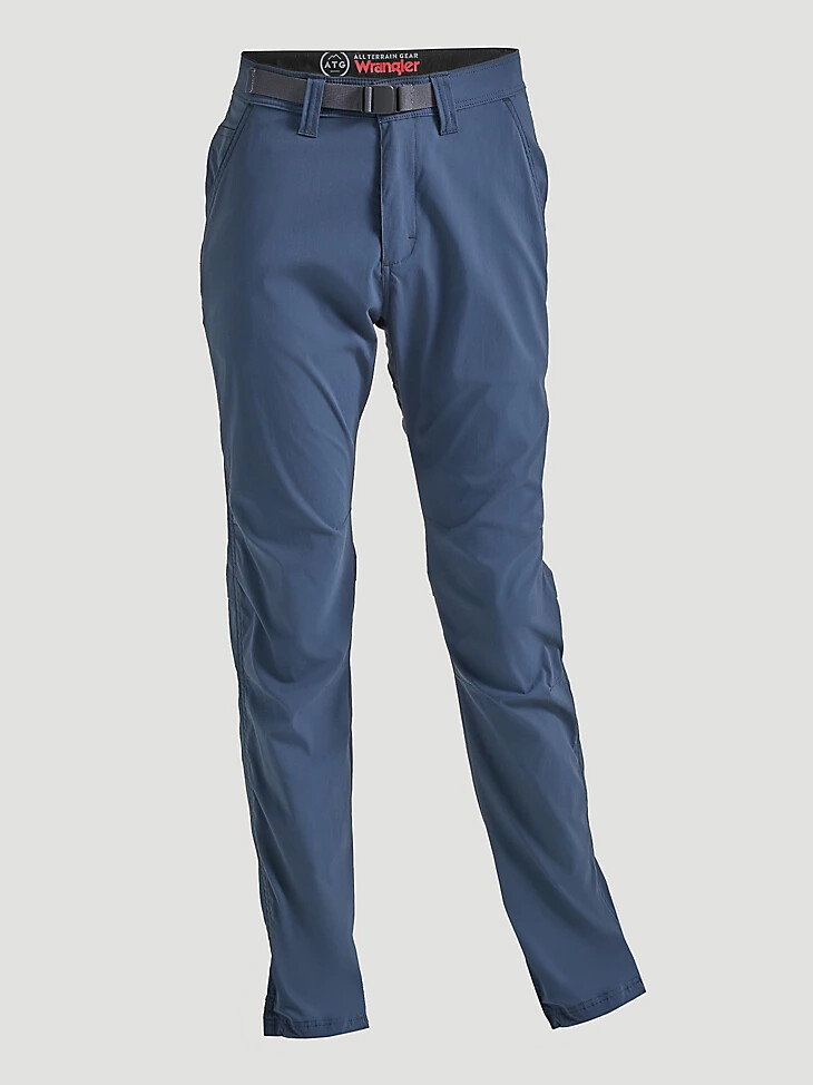 pantalones deportivos wrangler atg wyoming trail para hombre color azul noche