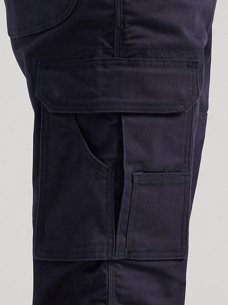 pantalón ranger holgado wrangler fr ignífugo ripstop elástico azul marino