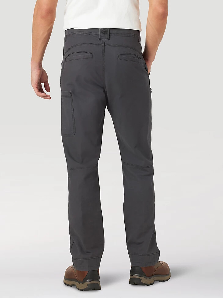 pantalón utilitario resistente para exteriores wrangler para hombre color antracita