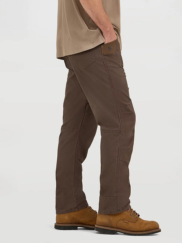 pantalón de trabajo utilitario wrangler riggs workwear color café