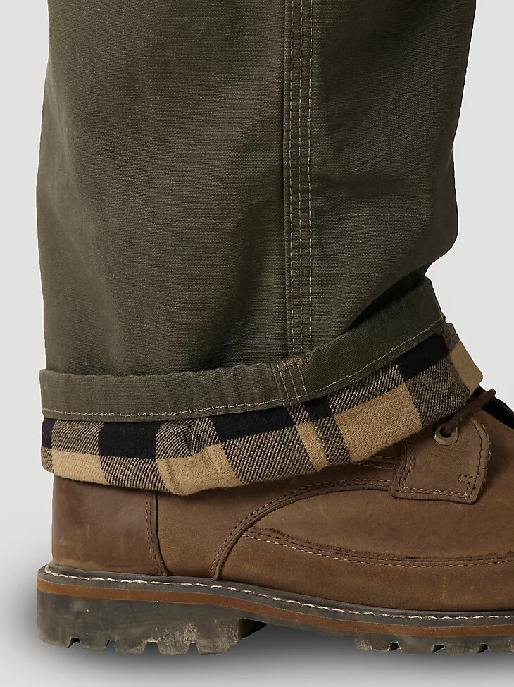 pantalón ranger con forro ripstop de wrangler riggs workwear loden