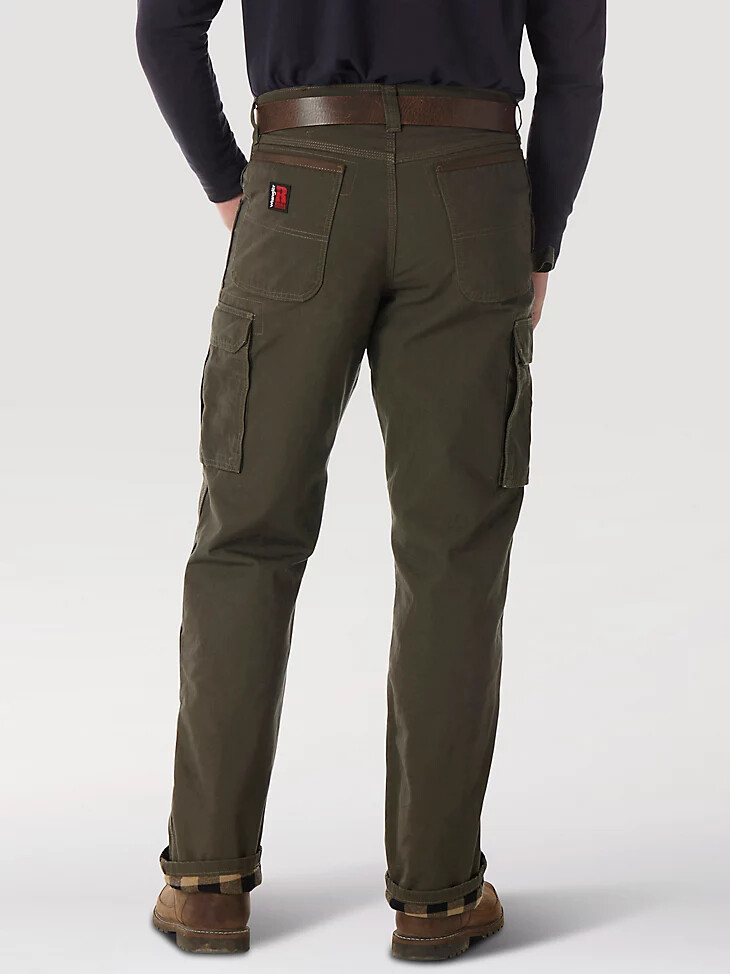 pantalón ranger con forro ripstop de wrangler riggs workwear loden