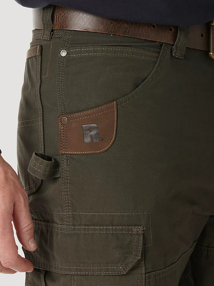 pantalón ranger con forro ripstop de wrangler riggs workwear loden