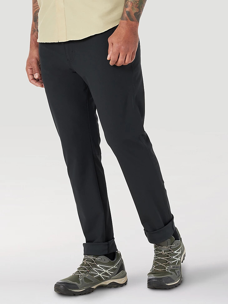 pantalón wrangler atg fwds de cinco bolsillos para hombre negro azabache