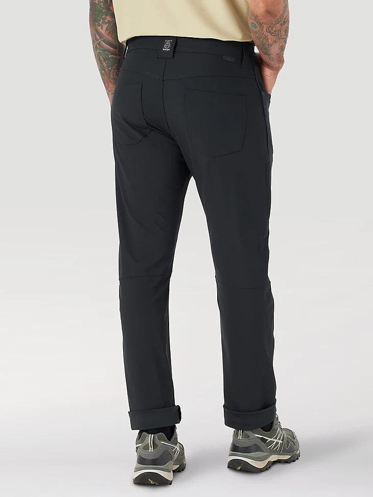 pantalón wrangler atg fwds de cinco bolsillos para hombre negro azabache