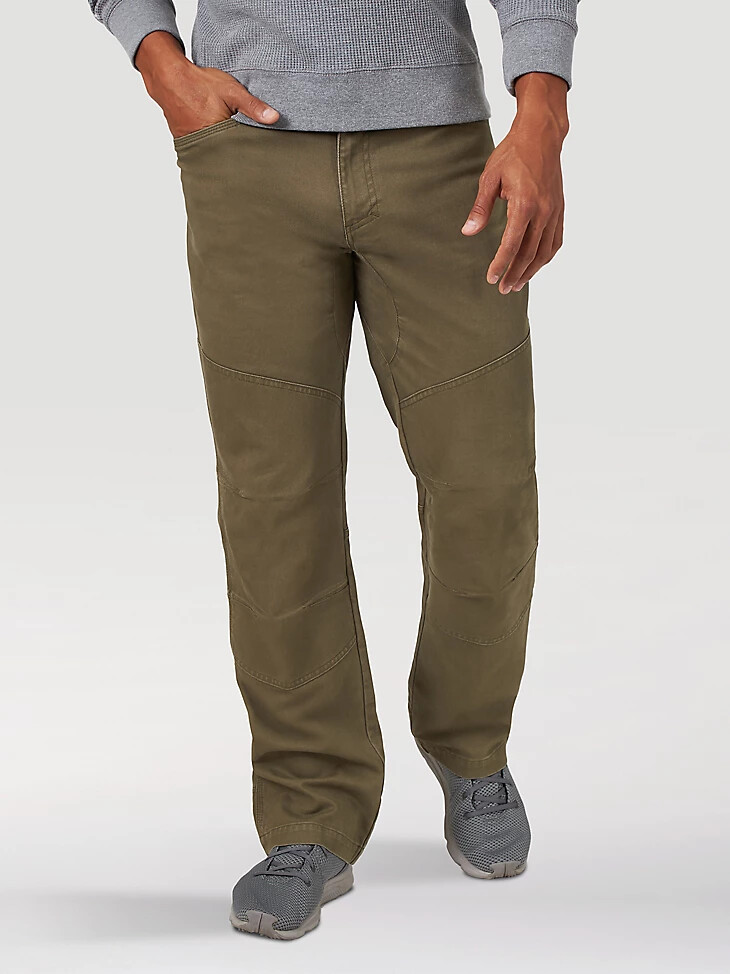 pantalón utilitario wrangler atg jackson para hombre color tortuga marina