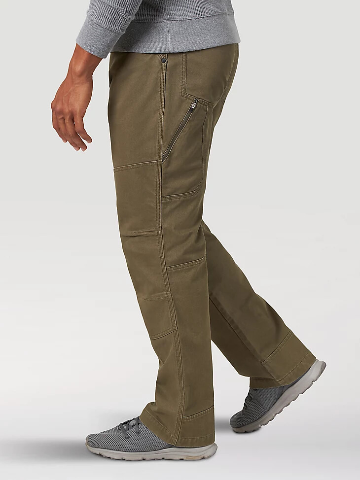 pantalón utilitario wrangler atg jackson para hombre color tortuga marina