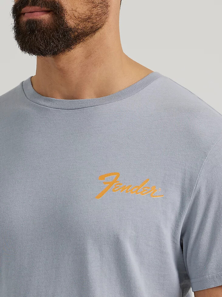 camiseta gráfica fender tradewinds para hombre