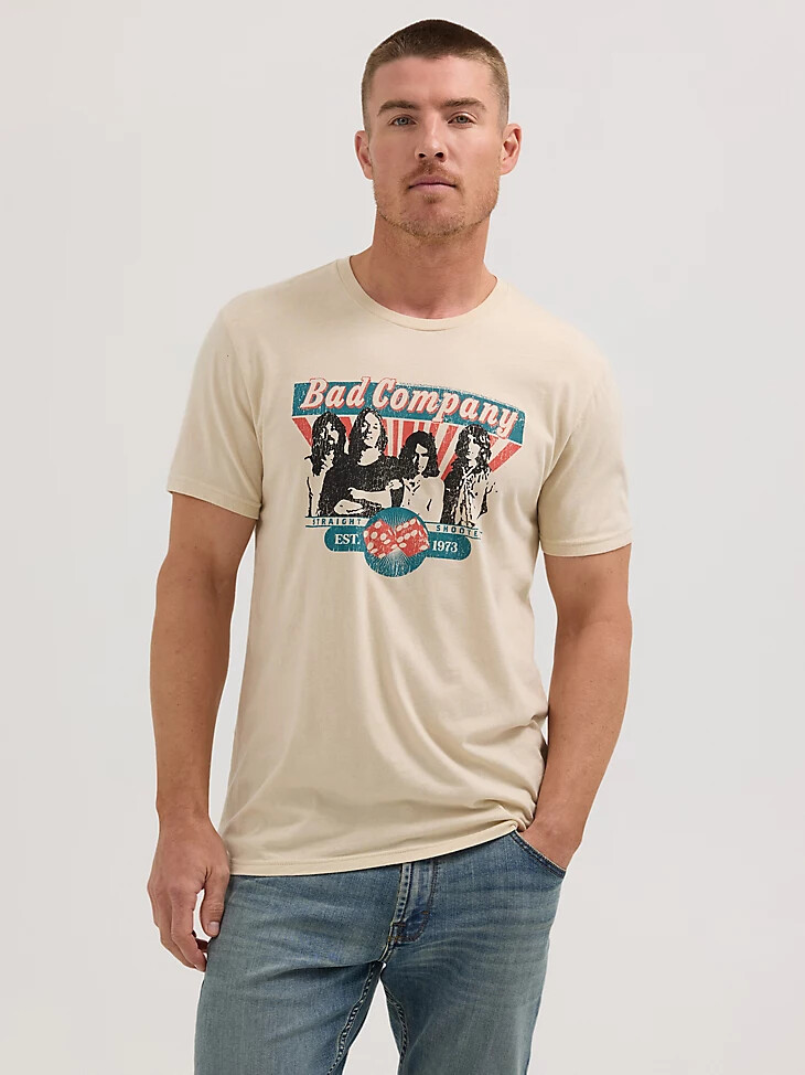 camiseta de concierto de bad company para hombre fog