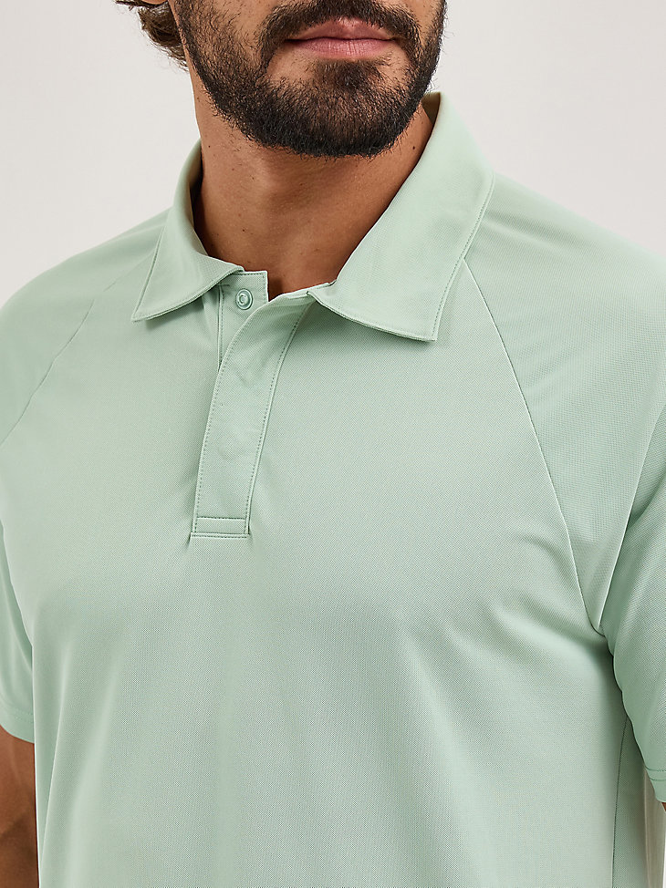 polo wrangler atg chesapeake para hombre color verde limo
