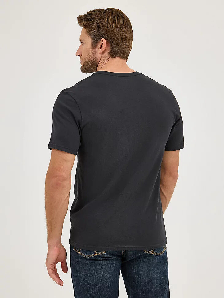 camiseta wrangler john denver concert para hombre color negro lavado