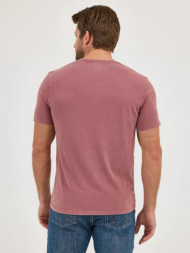 camiseta gráfica steerhead con lavado mineral para hombre steer ginger