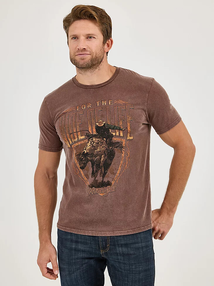 camiseta gráfica para hombre for the ride of life ride of life
