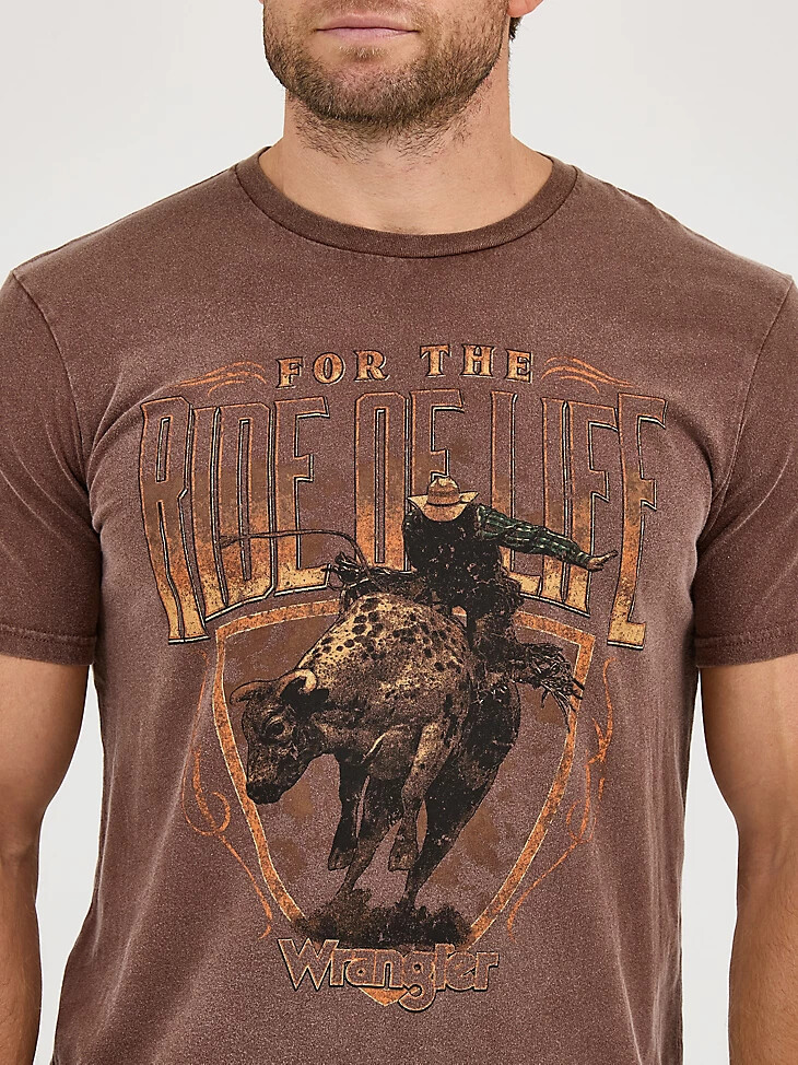 camiseta gráfica para hombre for the ride of life ride of life
